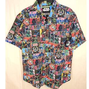RSVLTS Star Wars Kunuflex button up shirt Med Retro Classic Fangear Collector